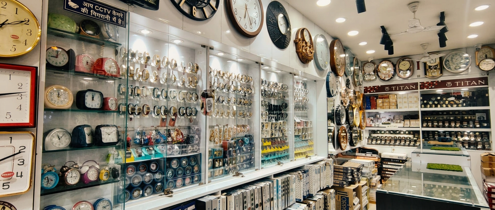 Rupani Electronics watch and clock display